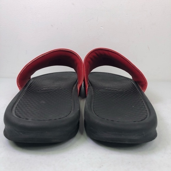 Nike Benassi Just Do It Red Black Slides